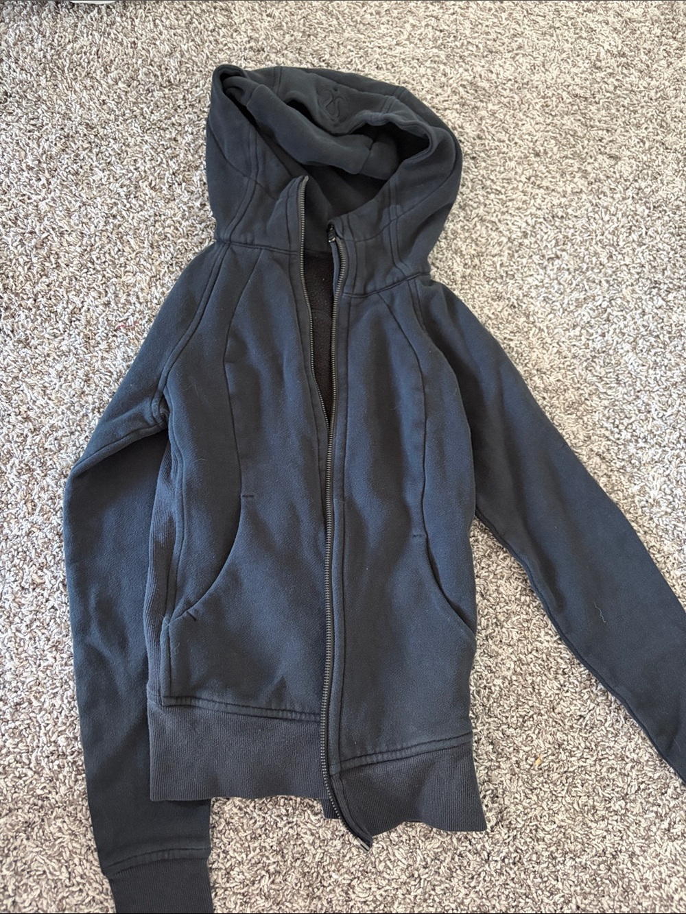 Scuba Black Hooded Full Zip